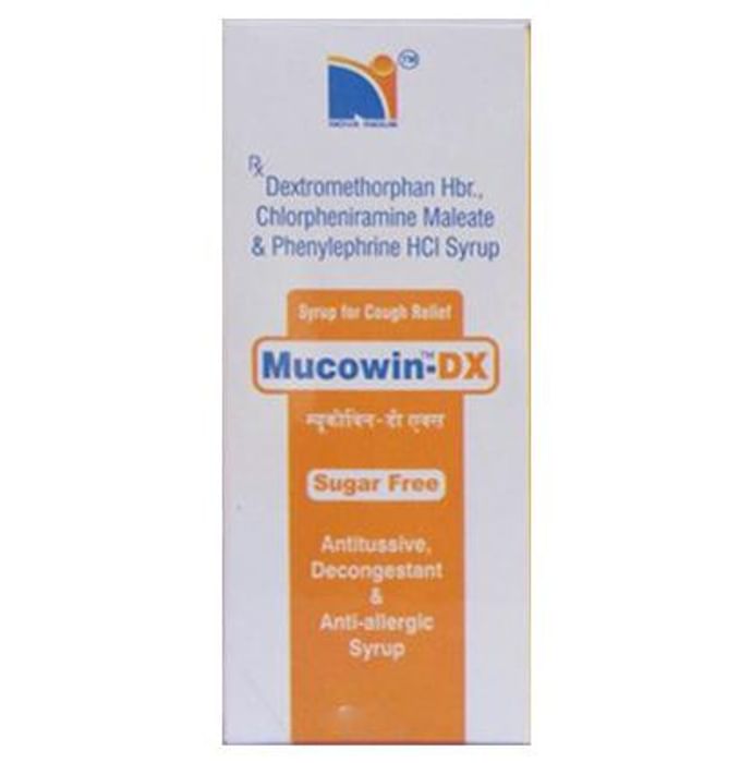 Mucowin-DX Syrup Sugar Free
