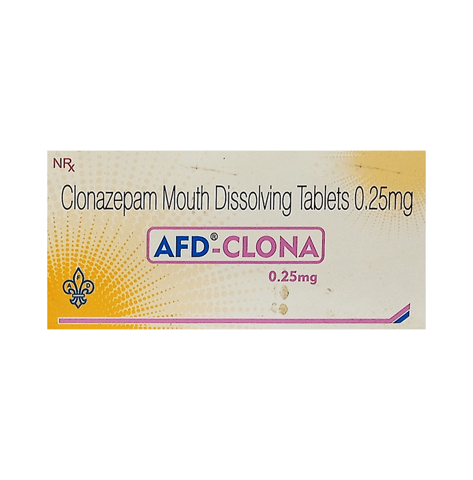 AFD-Clona 0.25mg Tablet MD