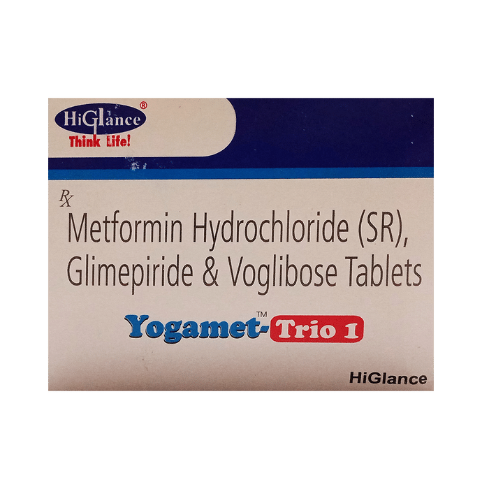 Yogamet-Trio 1 Tablet SR