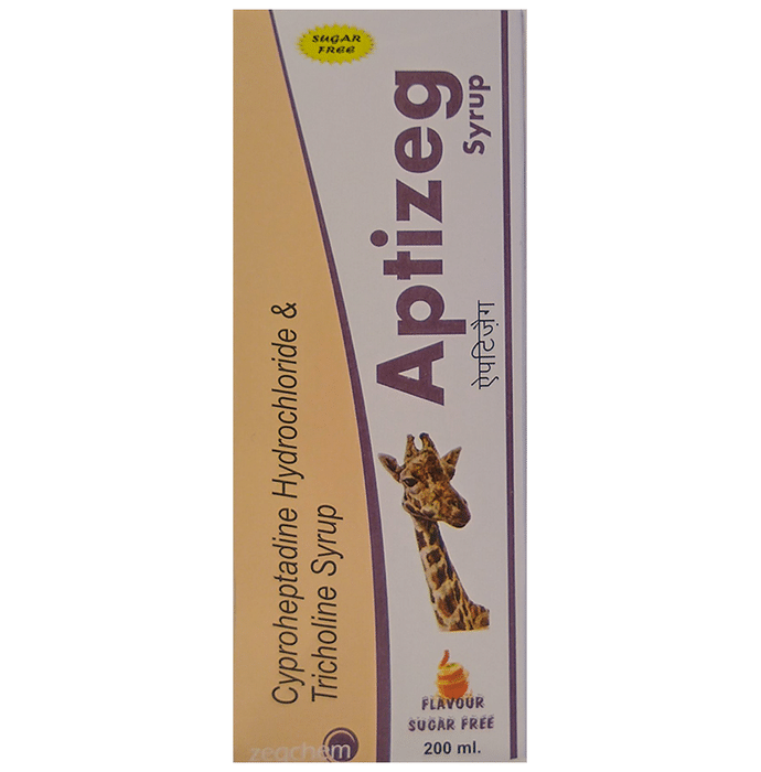 Aptizeg Syrup Orange Sugar Free