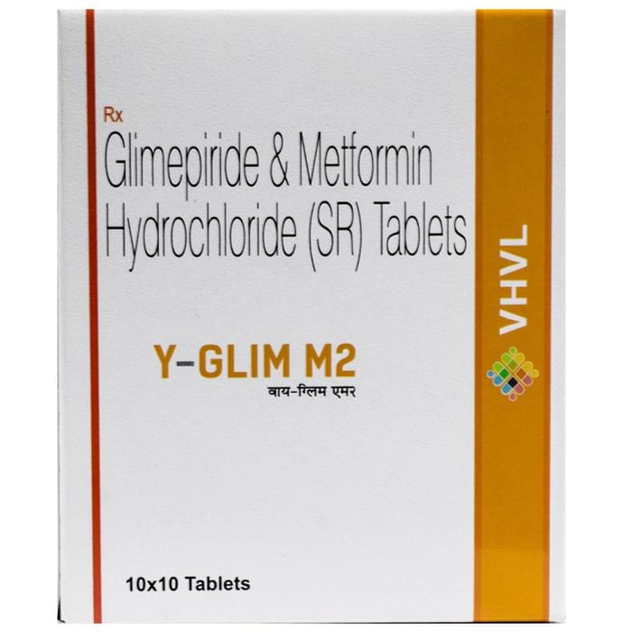 Y Glim M 2mg/500mg Tablet SR