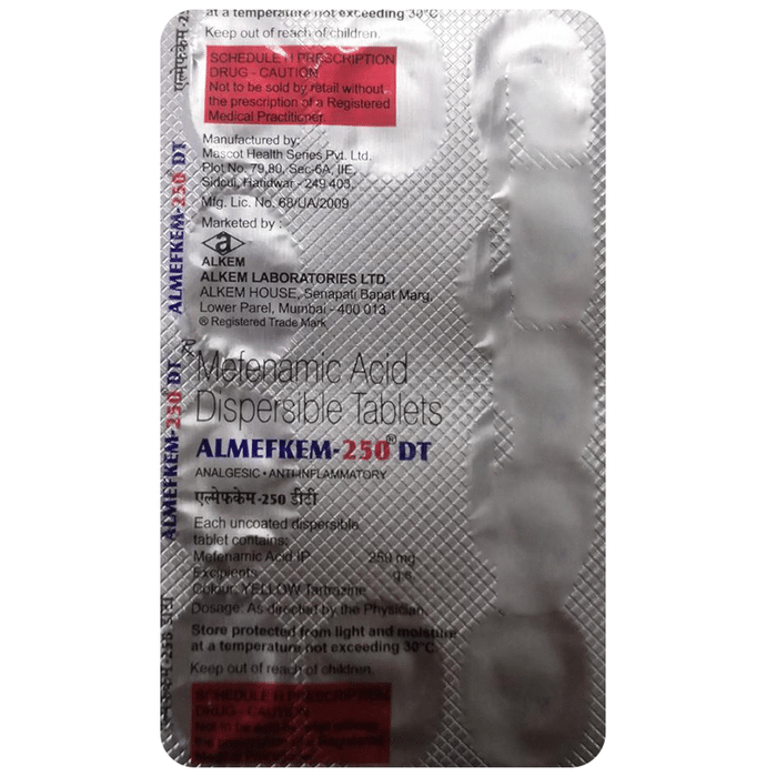 Almefkem 250 DT Tablet