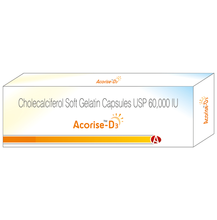 Acorise-D3 Soft Gelatin Capsule