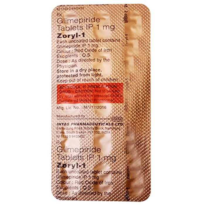 Zoryl 1 Tablet