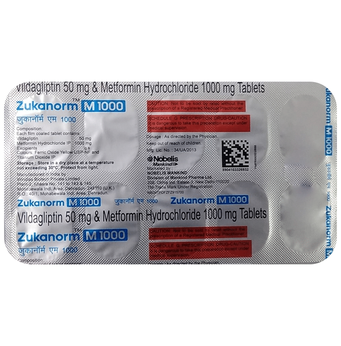 Zukanorm M 1000 Tablet