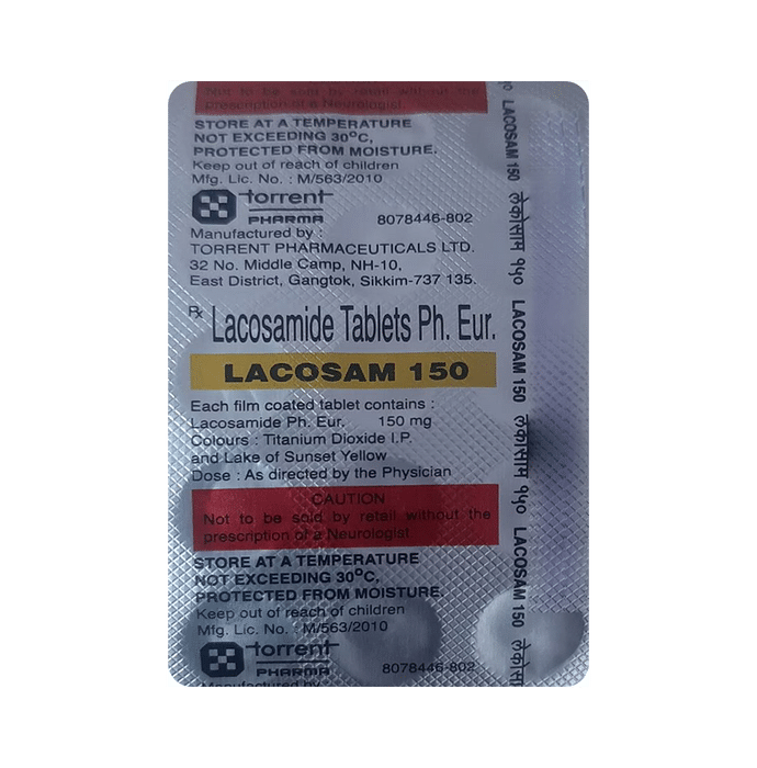 Lacosam 150 Tablet