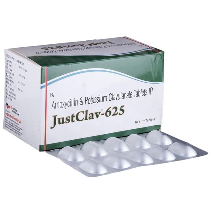 Justclav 625 Tablet