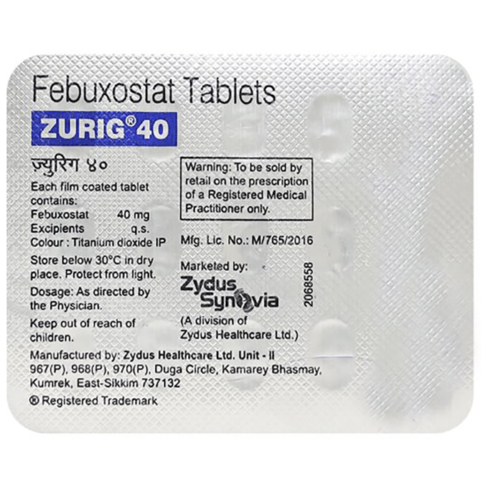 Zurig 40 Tablet