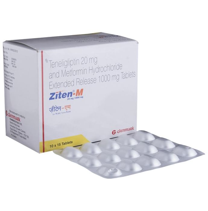 Ziten-M 1000mg/20mg Tablet ER