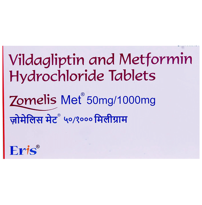 Zomelis Met 50mg/1000mg Tablet
