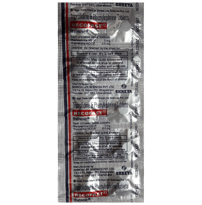 Recofast Tablet