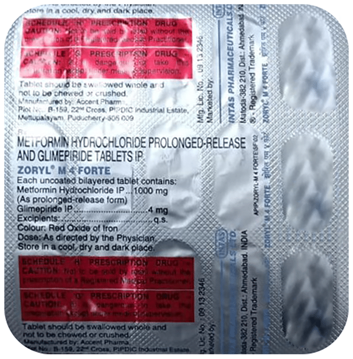 Zoryl-M 4 Forte Tablet PR