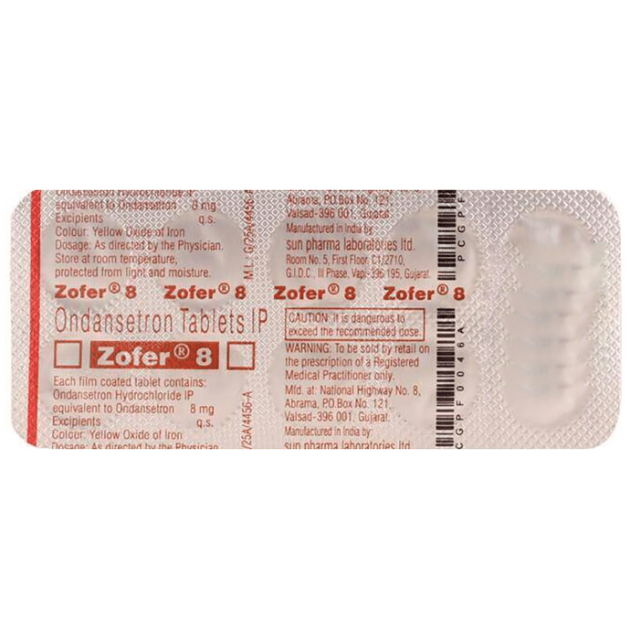 Zofer 8mg Tablet