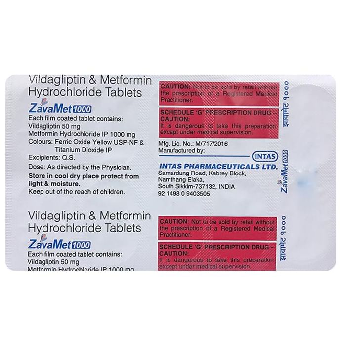 Zavamet 1000 Tablet