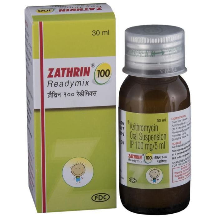 Zathrin 100 Readymix Oral Suspension
