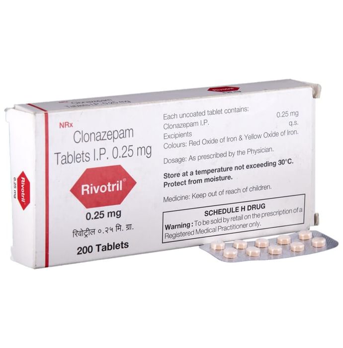 Rivotril 0.25mg Tablet