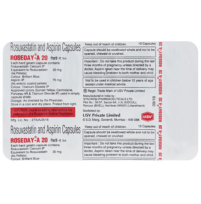 Roseday-A 20 Capsule