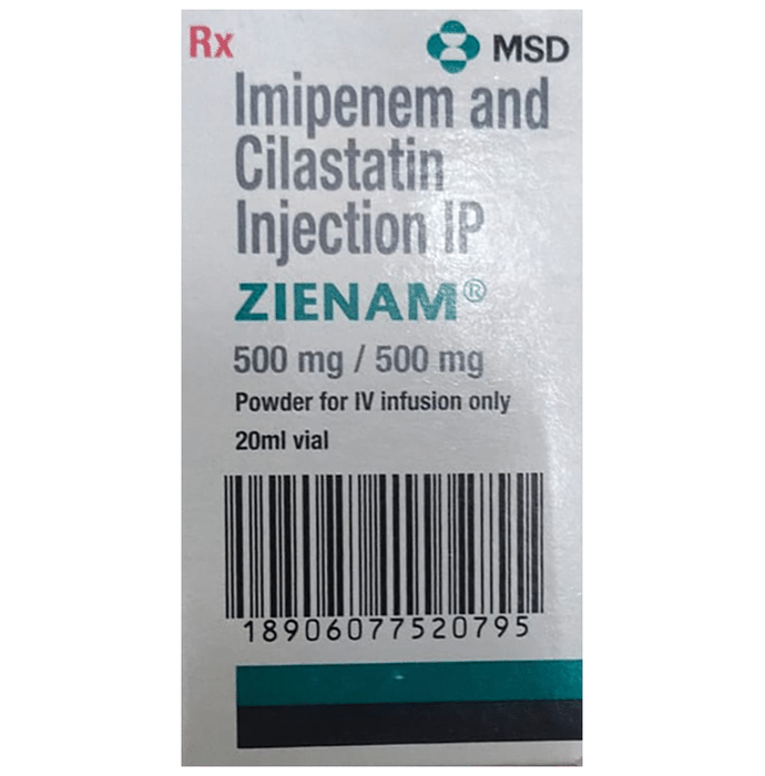 Zienam 500mg/500mg Injection