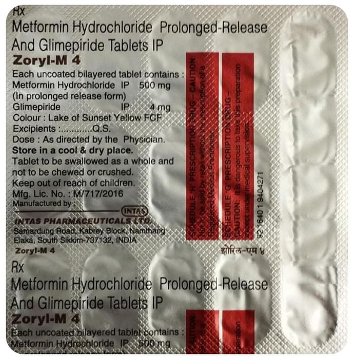 Zoryl-M4 Tablet PR