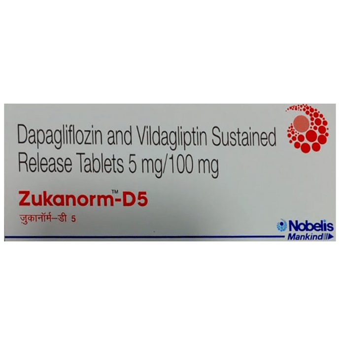 Zukanorm D 5mg/100mg Tablet SR