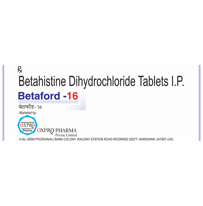 Betaford 16 Tablet