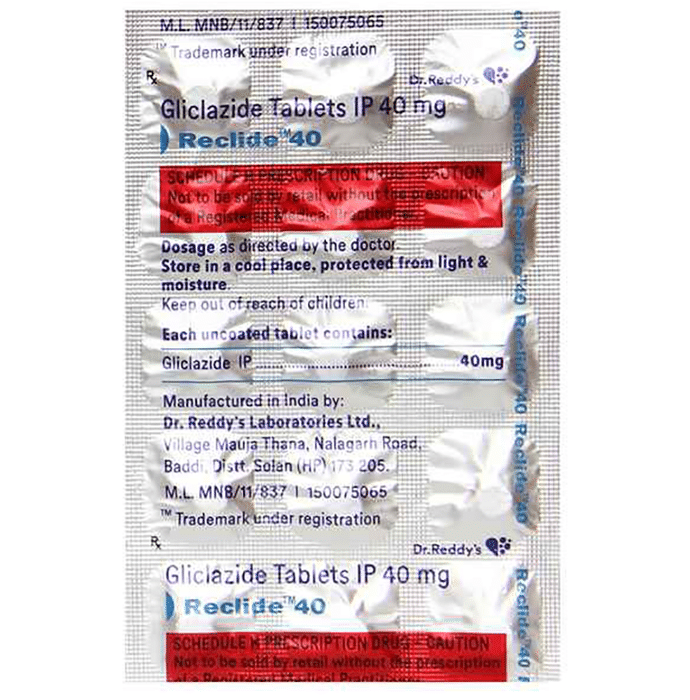 Reclide 40 Tablet