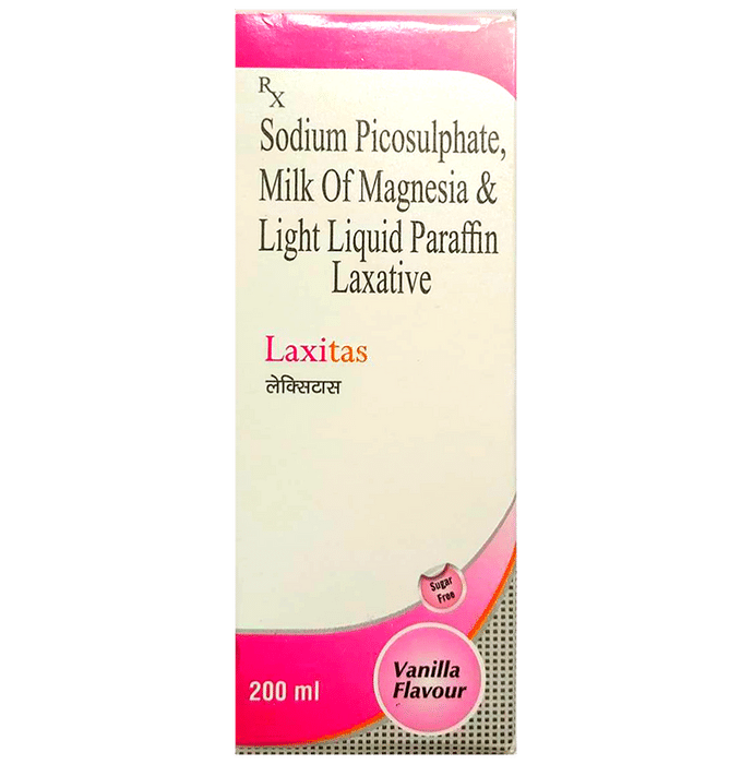 Laxitas Laxative Vanilla Sugar Free