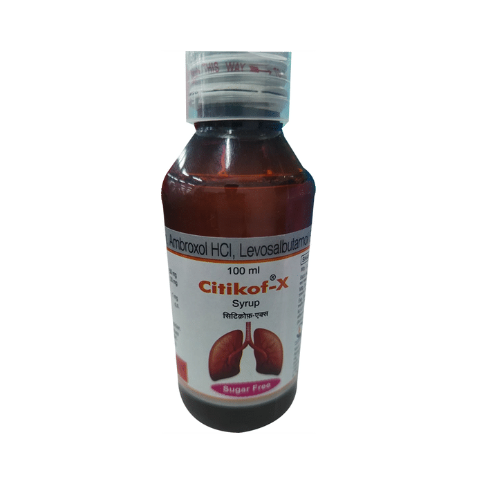 Citikof-X Syrup Sugar Free