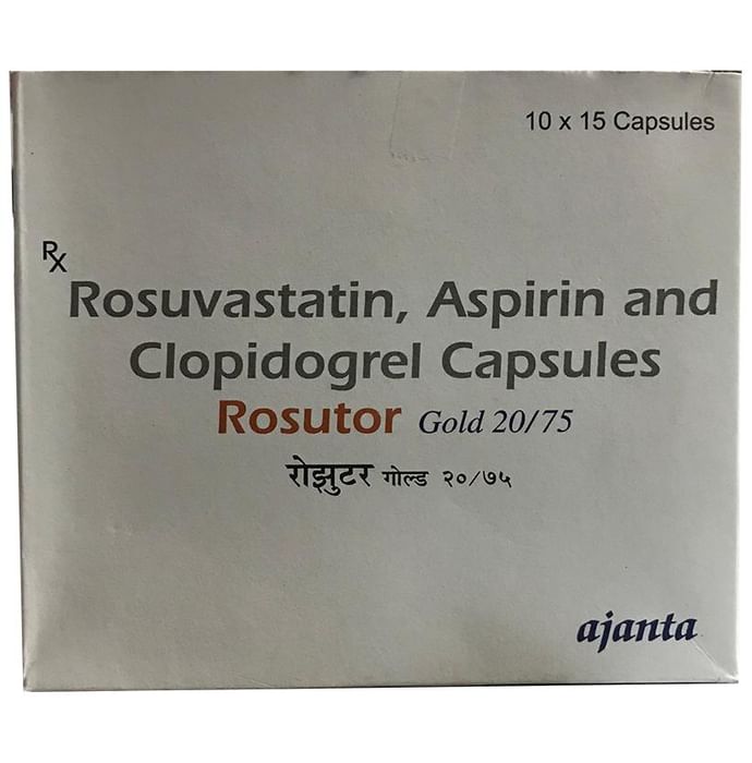 Rosutor Gold 20/75 Capsule