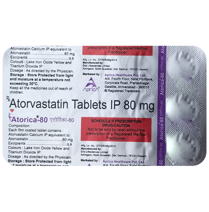 Atorica 80mg Tablet