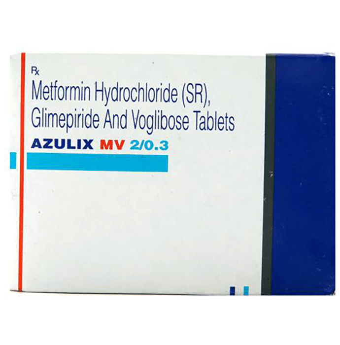 Azulix MV 2mg/500mg/0.3mg Tablet SR