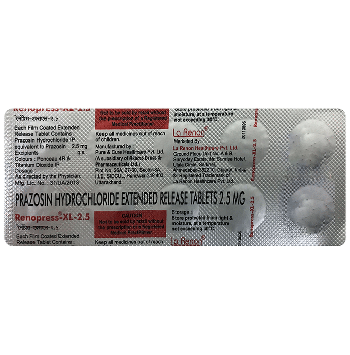 Renopress-XL 2.5 Tablet