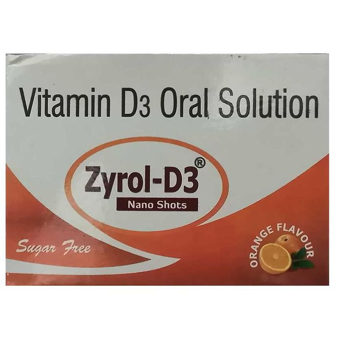 Zyrol-D3 Nano Shots (Each 5ml) Orange Sugar Free