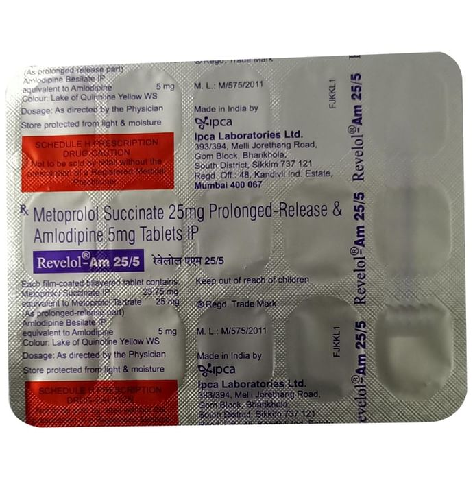 Revelol-AM 25/5 Tablet PR