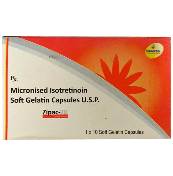 Zipac 20mg Soft Gelatin Capsule