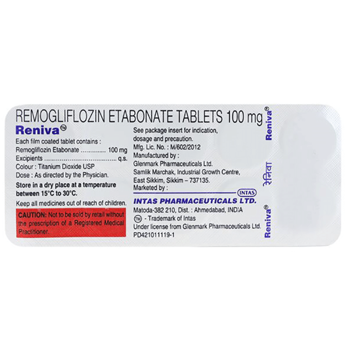 Reniva 100mg Tablet