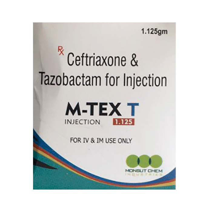 M Tex T 1000mg/125mg Injection