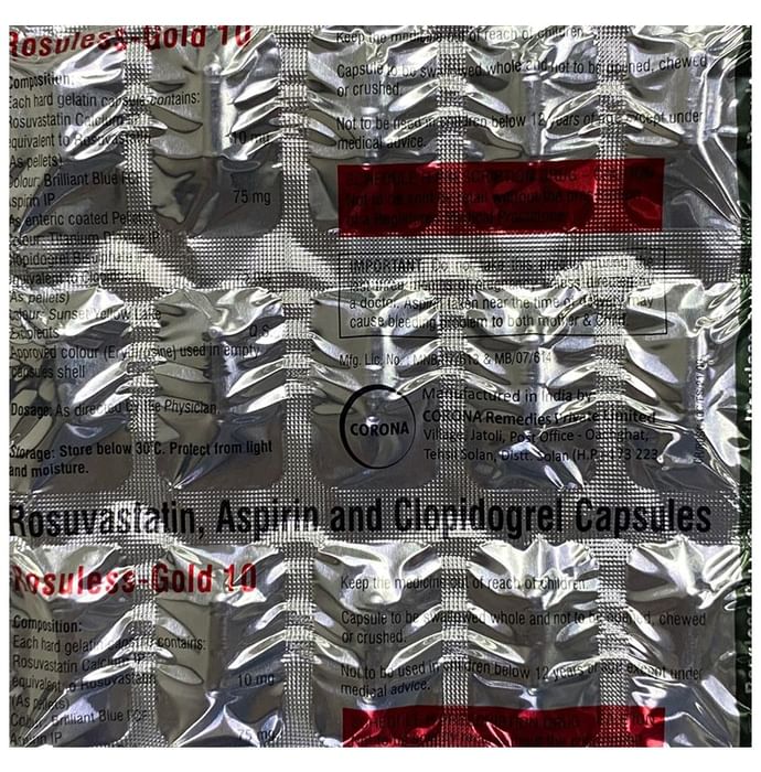 Rosuless-Gold 10 Capsule