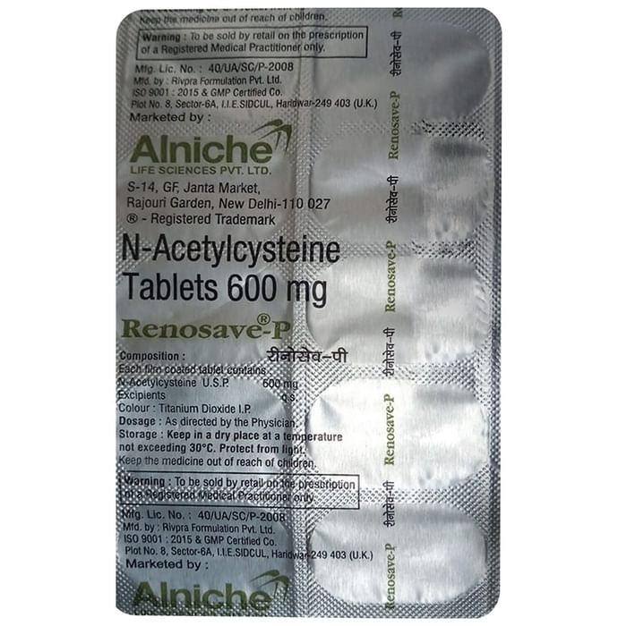 Renosave P 600mg Tablet