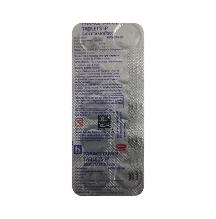 Biocetamol 500 Tablet