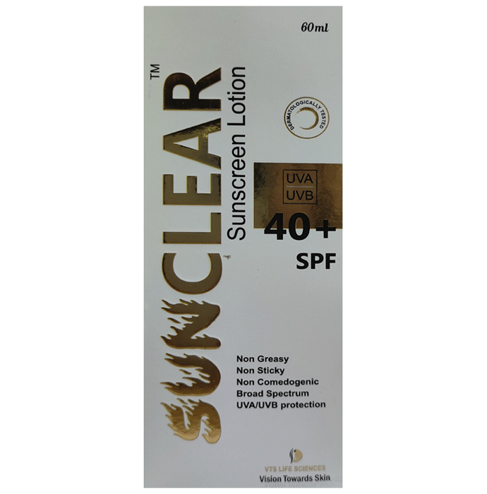 Sunclear Sunscreen Lotion SPF 40+