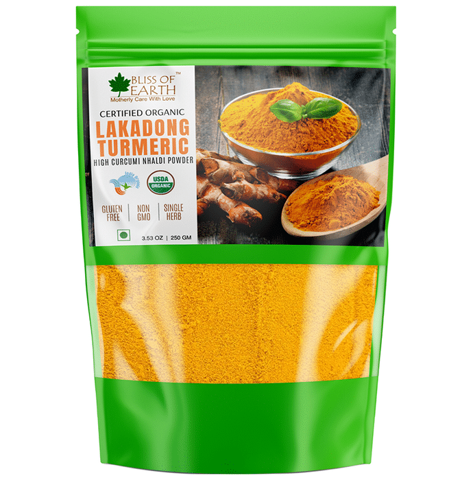 Bliss of Earth High Curcumin Lakadong Turmeric Powder