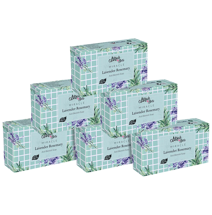 Mirah Belle Lavender Rosemary Miracle Soap (125gm Each)