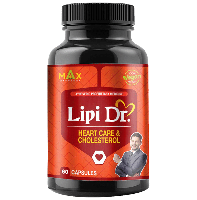 Max Ayurveda Lipi Dr. Heart Care & Cholesterol Capsule