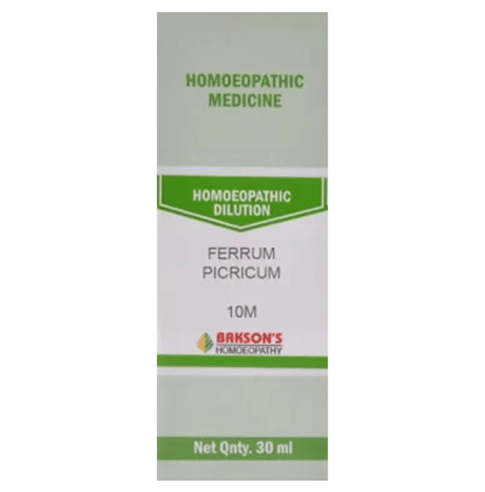 Bakson's Ferrum Picricum Dilution 10M