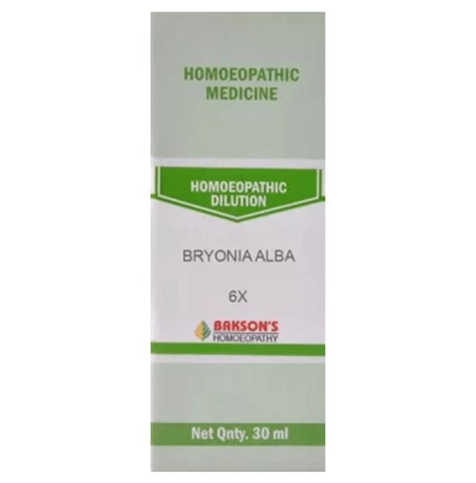 Bakson's Dilution Bryonia Alba 6X