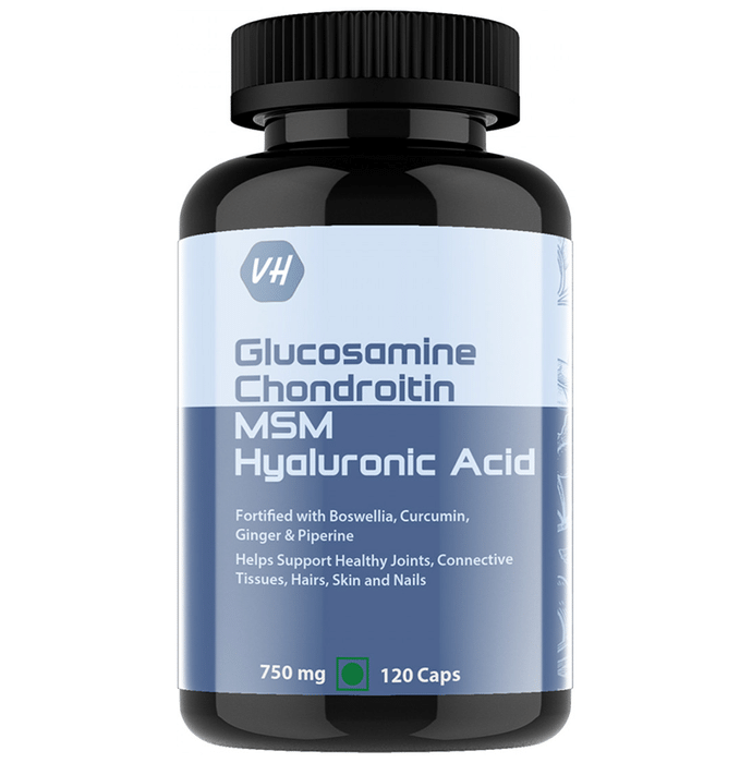 Vitaminhaat Glucosamine Chondroitin MSM Hyaluronic Acid 750mg Capsule