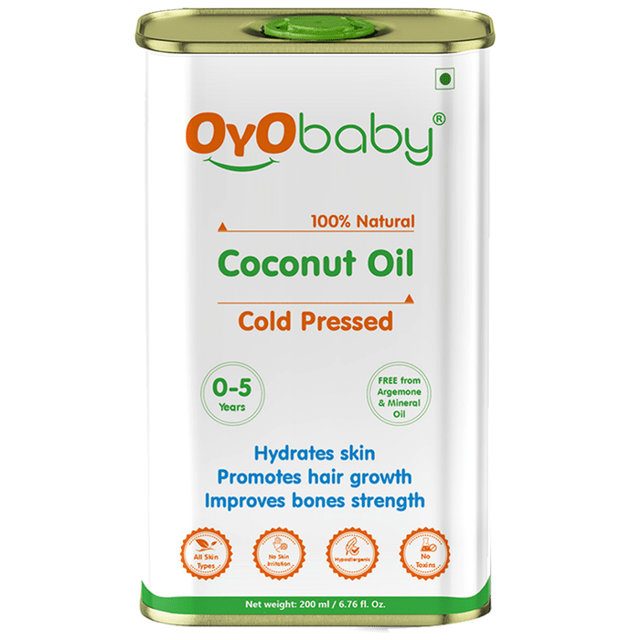 Oyo Baby 100% Natural Cold Pressed Coconut Oil for 0 to 5 years