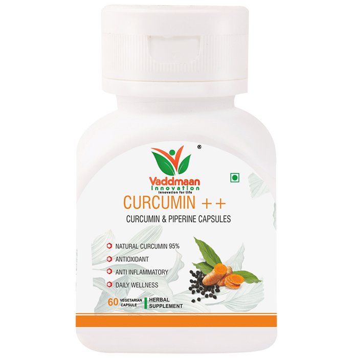 Vaddmaan Curcumin++ Vegetarian Capsules
