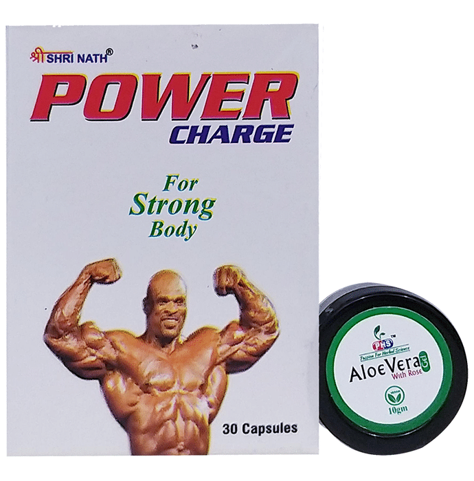 Shri Nath Power Charge Capsule with Aloe Vera Gel 10gm free